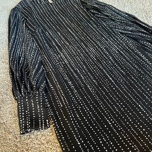 H&M Black Dress with White Dots